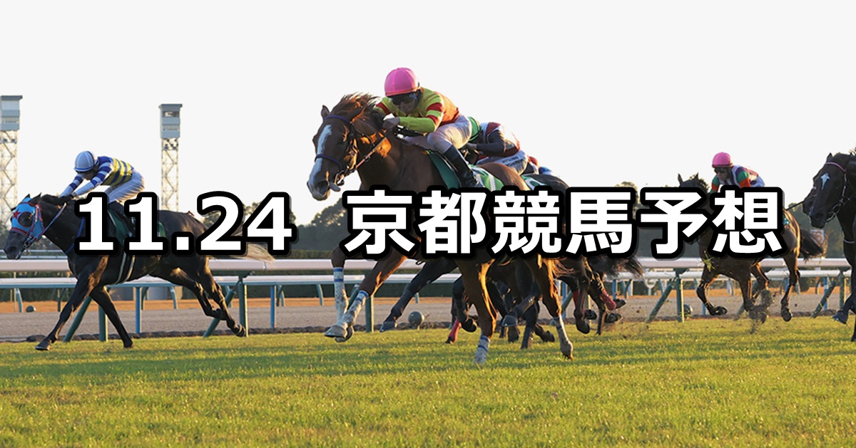 【京阪杯】2024/11/24(日) 中央競馬 穴馬予想（京都競馬）