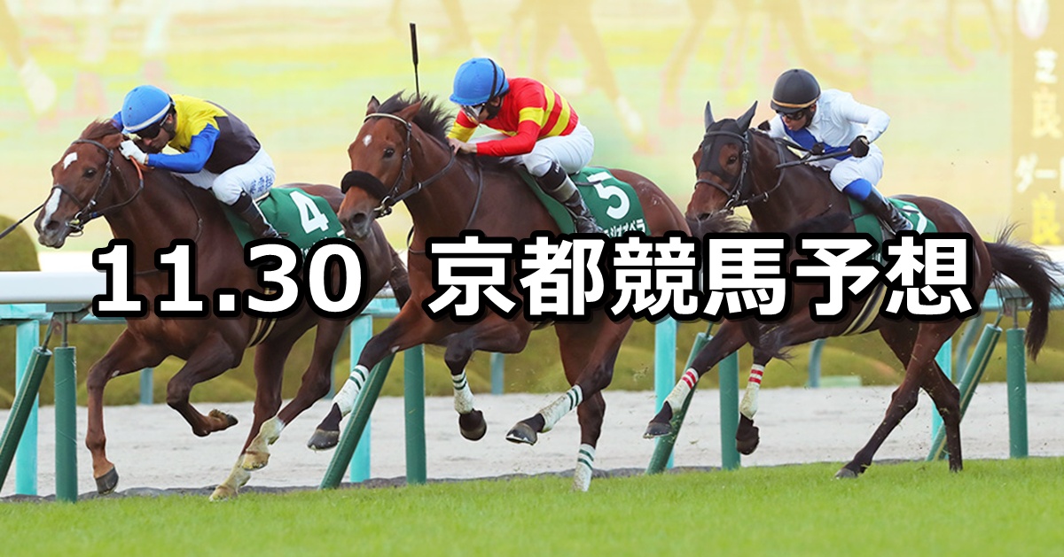 【チャレンジカップ】2024/11/30(土) 中央競馬 穴馬予想（京都競馬）