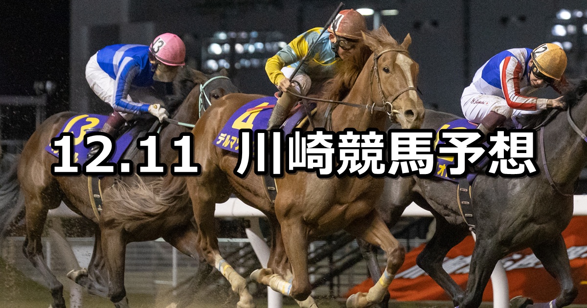 【全日本2歳優駿】2024/12/11(水)地方競馬 穴馬予想（川崎競馬）