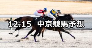 【コールドムーンステークス】2024/12/15(日) 中央競馬 穴馬予想(中京競馬)