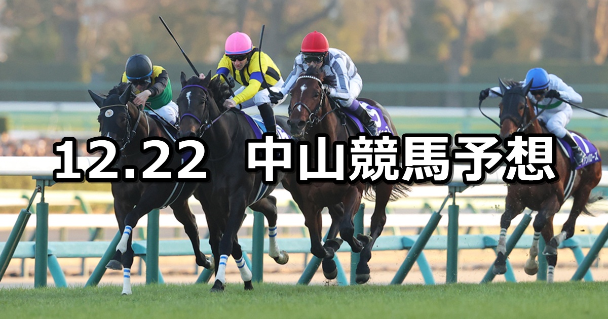 【有馬記念】2024/12/22(日) 中央競馬 穴馬予想（中山競馬）