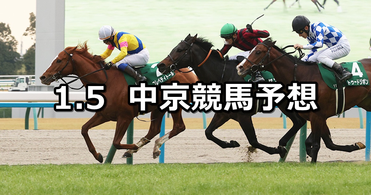 【京都金杯】2025/1/5(日) 中央競馬 穴馬予想（中京競馬）