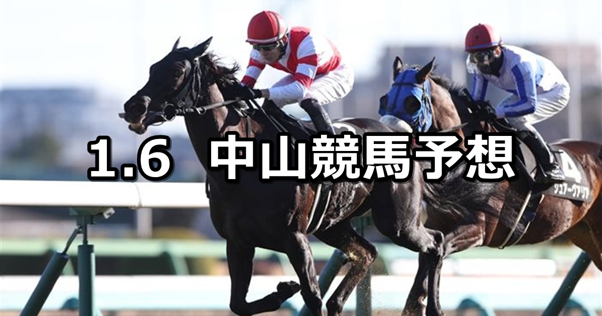 【サンライズステークス】2025/1/6(月) 中央競馬 穴馬予想（中山競馬）