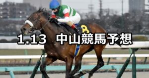 【ニューイヤーステークス】2025/1/13(月) 中央競馬 穴馬予想(中山競馬)