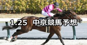 【瀬戸ステークス】2025/1/25(土) 中央競馬 穴馬予想(中京競馬)