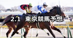 【白富士ステークス】2025/2/1(土) 中央競馬 穴馬予想(東京競馬)