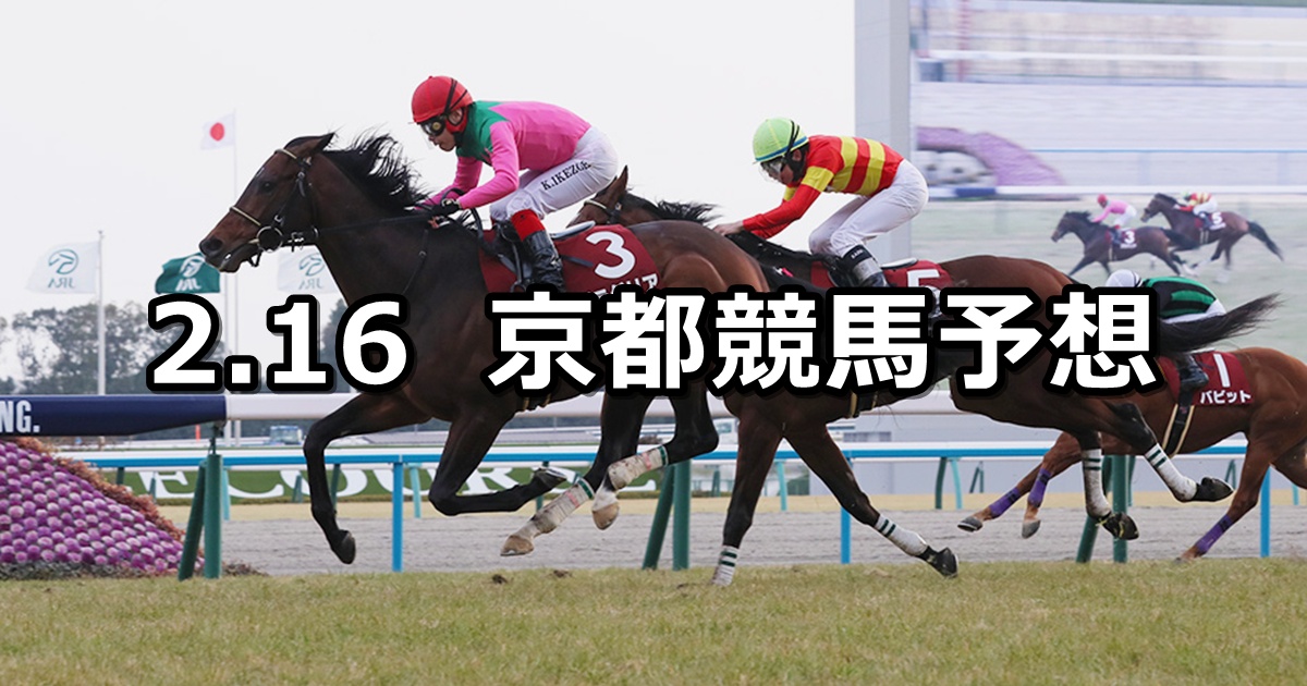 【京都記念】2025/2/16(日) 中央競馬 穴馬予想（京都競馬）