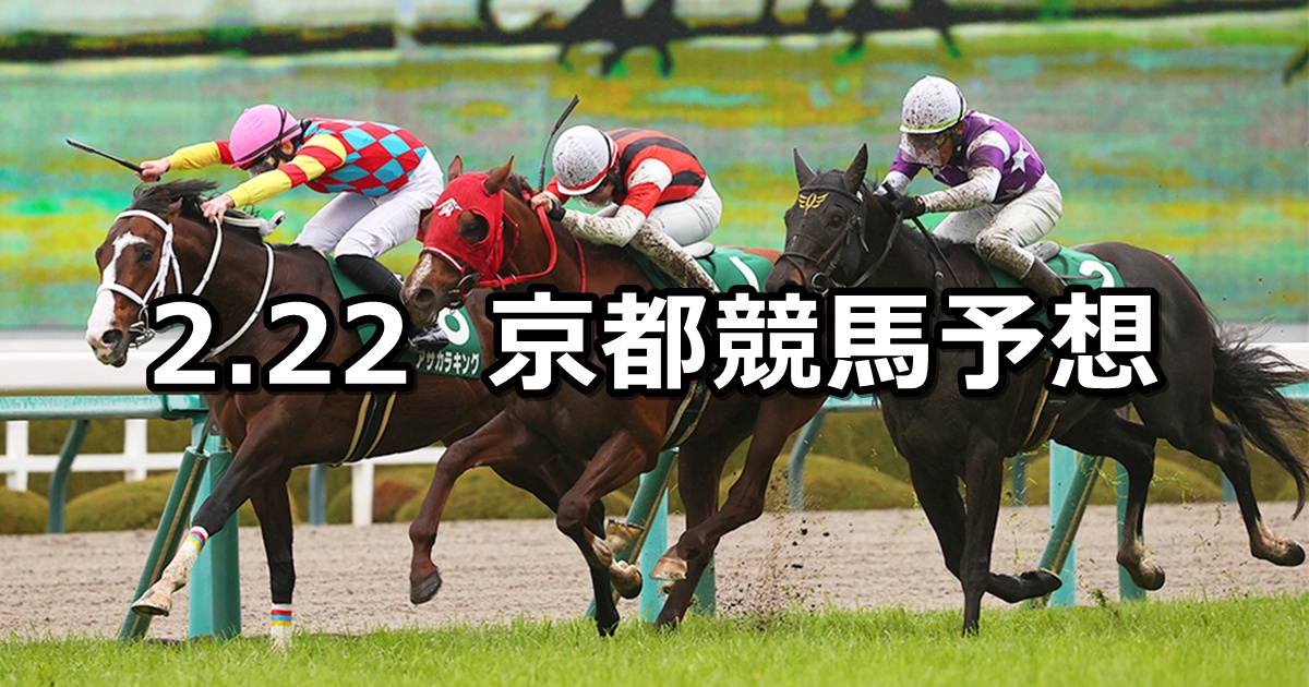 【阪急杯】2025/2/22(土) 中央競馬 穴馬予想（京都競馬）