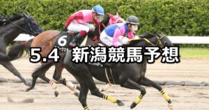 【越後ステークス】2025/5/4(日) 中央競馬 穴馬予想(新潟競馬)