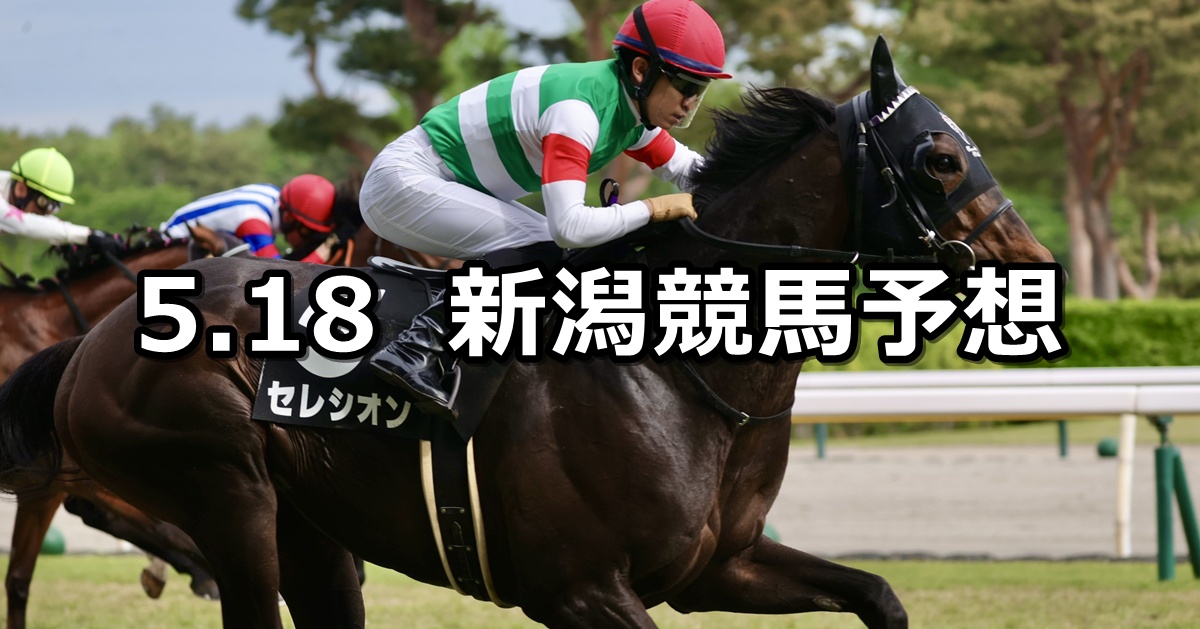【弥彦ステークス】2025/5/18(日) 中央競馬 穴馬予想(新潟競馬)