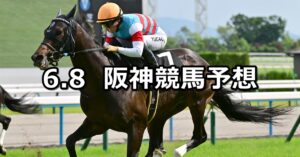 【水無月ステークス】2025/6/8(日) 中央競馬 穴馬予想(阪神競馬)