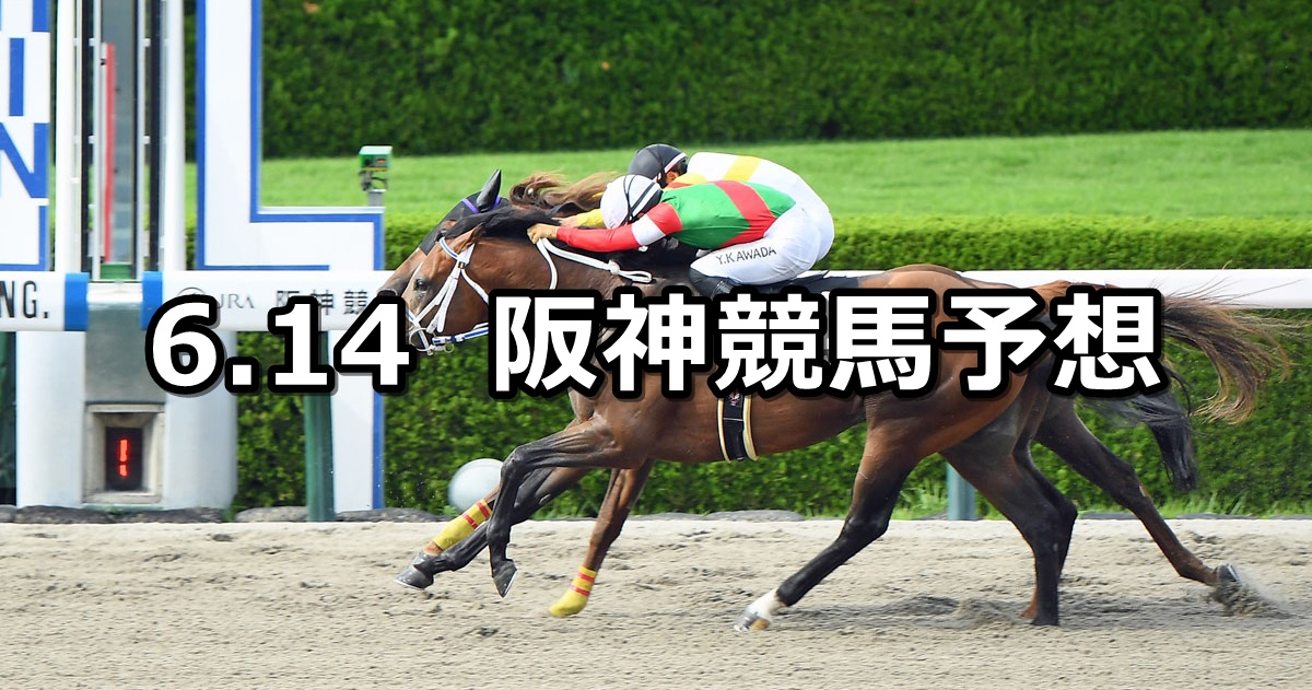 【三宮ステークス】2025/6/14(土) 中央競馬 穴馬予想(阪神競馬)