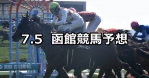 【TVh杯】2025/7/5(土) 中央競馬 穴馬予想（函館競馬）