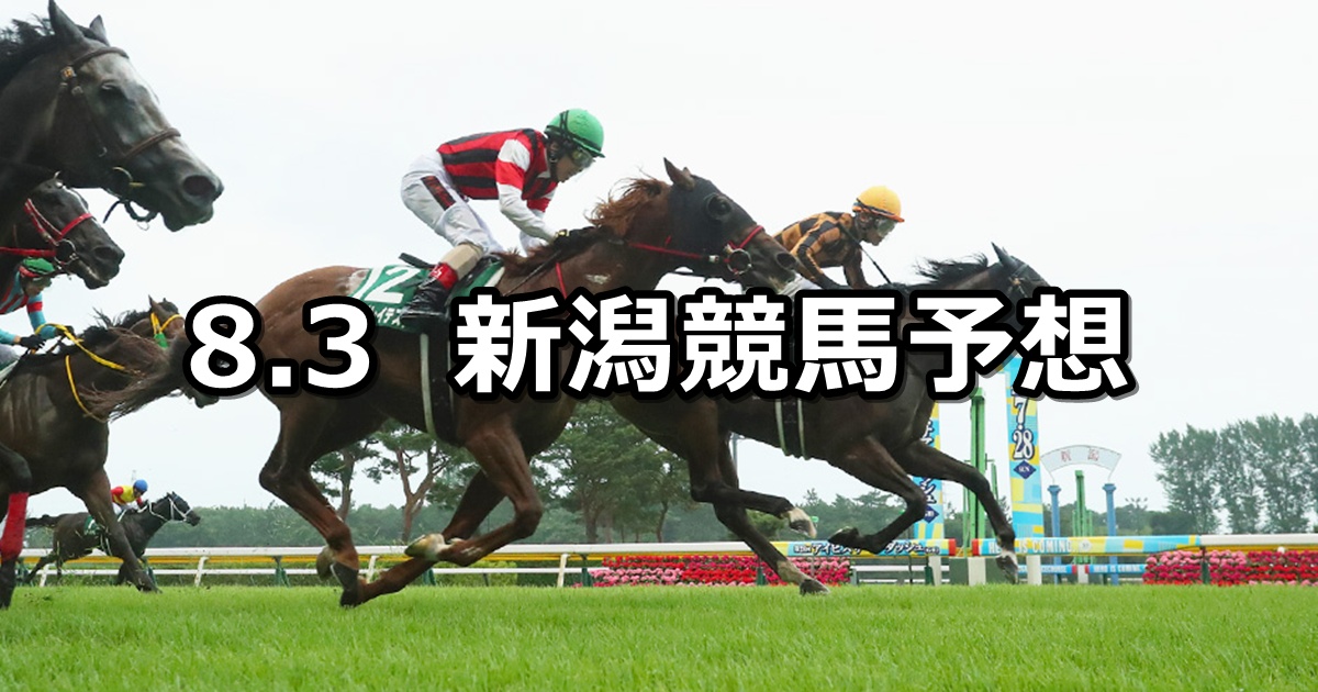 【アイビスサマーダッシュ】2025/8/3(日) 中央競馬 穴馬予想(新潟競馬)