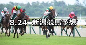 【新潟2歳ステークス】2025/8/24(日) 中央競馬 穴馬予想（新潟競馬）