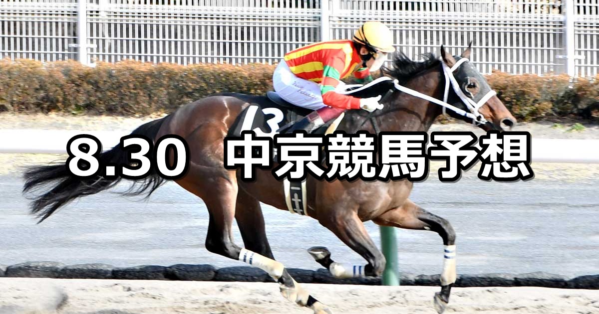 【名古屋城ステークス】2025/8/30(土) 中央競馬 穴馬予想(中京競馬)