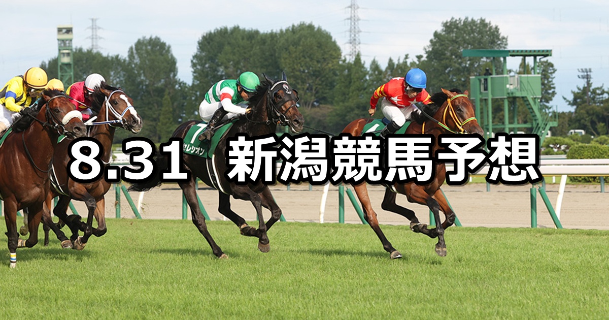 【新潟記念】2025/8/31(日) 中央競馬 穴馬予想(新潟競馬)