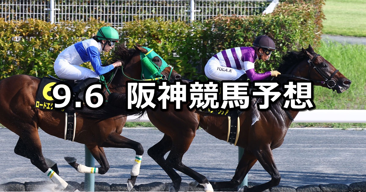 【エニフステークス】2025/9/6(土) 中央競馬 穴馬予想（阪神競馬）