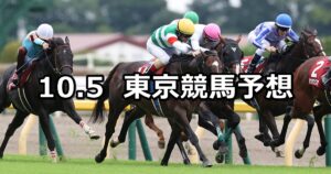 【毎日王冠】2025/10/5(日) 中央競馬 穴馬予想（東京競馬）