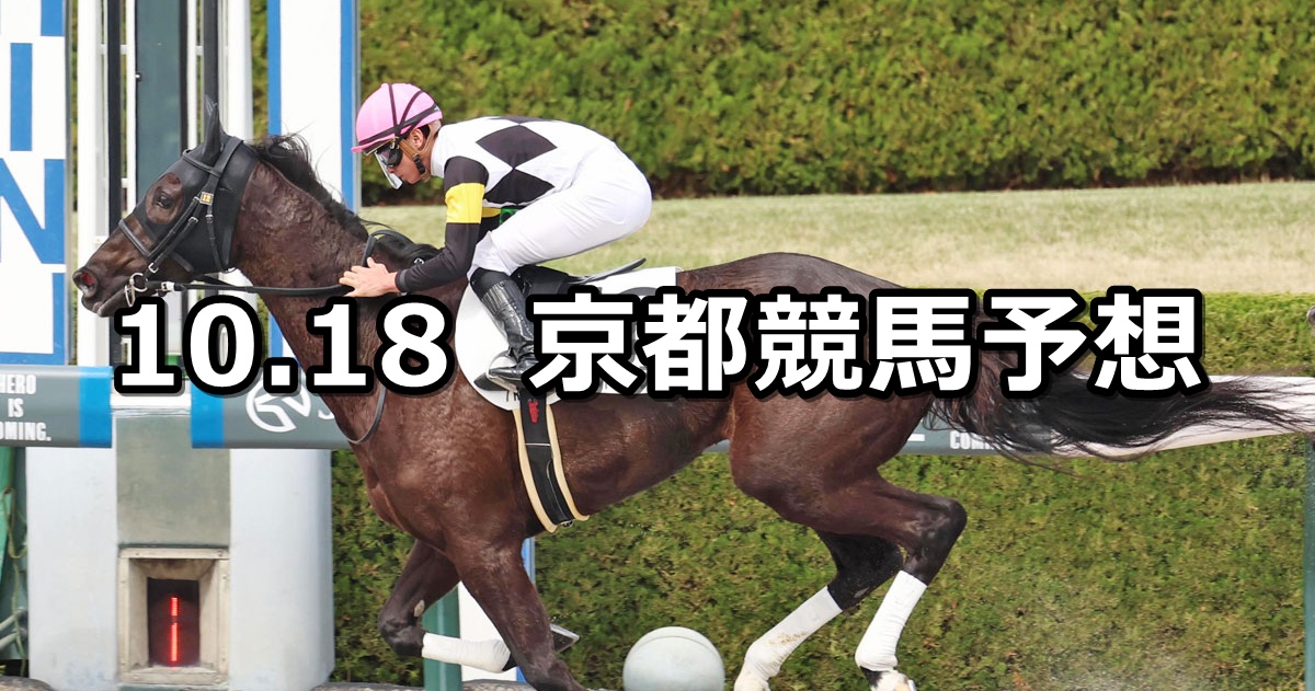 【トルマリンステークス】2025/10/18(土) 中央競馬 穴馬予想(京都競馬)