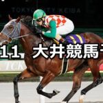 【トパーズ賞】2025/11/11(火)地方競馬 穴馬予想（大井競馬）