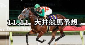 【トパーズ賞】2025/11/11(火)地方競馬 穴馬予想(大井競馬)
