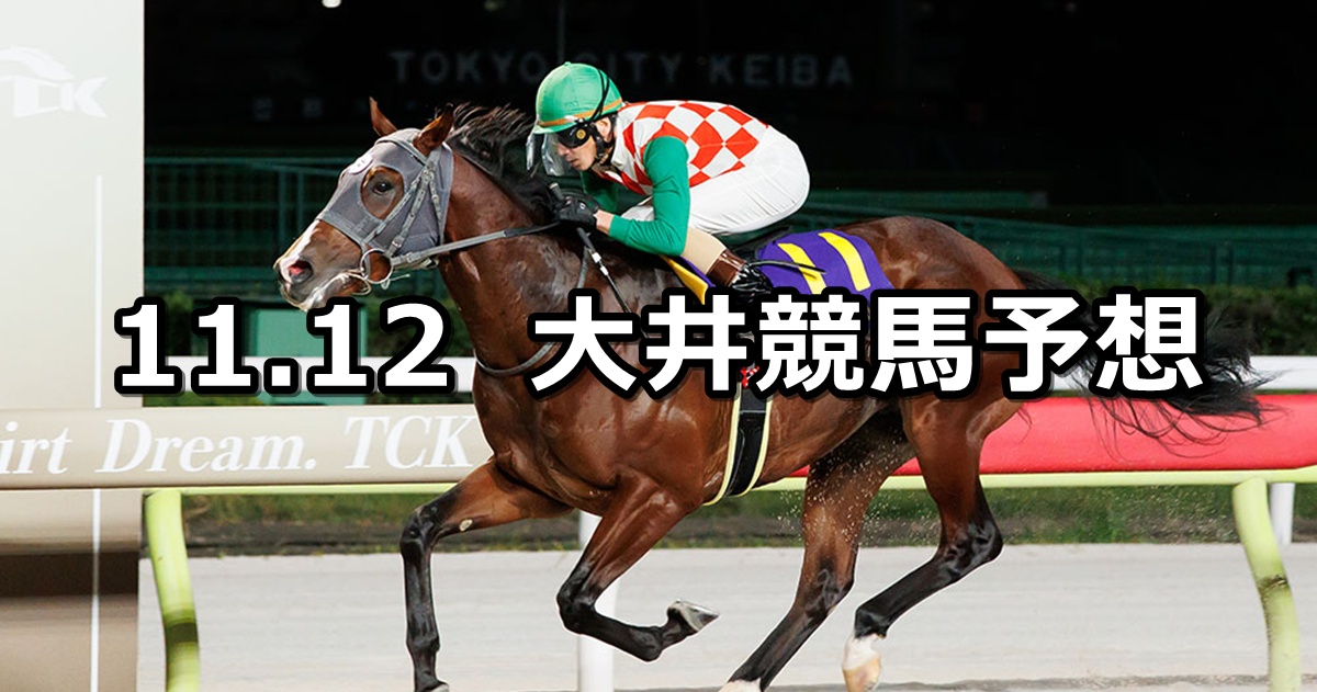 【ハイセイコー記念】2025/11/12(水)地方競馬 穴馬予想（大井競馬）
