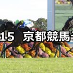 【デイリー杯2歳ステークス】2025/11/15(土) 中央競馬 穴馬予想（京都競馬）