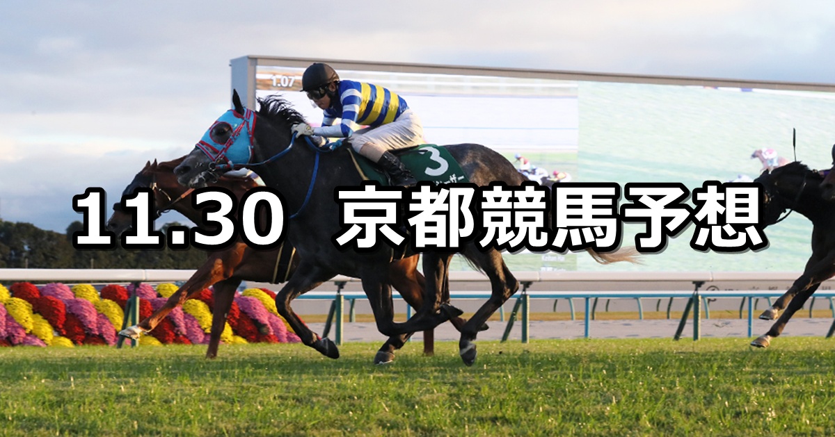 【京阪杯】2025/11/30(日) 中央競馬 穴馬予想（京都競馬）