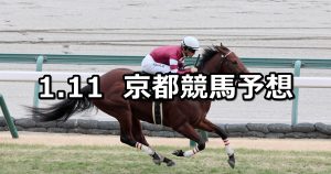 【淀短距離ステークス】2026/1/11(日) 中央競馬 穴馬予想（京都競馬）