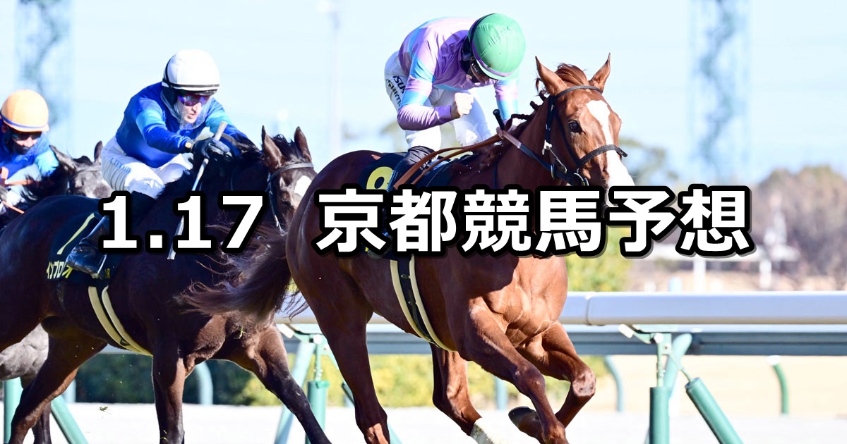 【羅生門ステークス】2026/1/17(土) 中央競馬 穴馬予想（京都競馬）