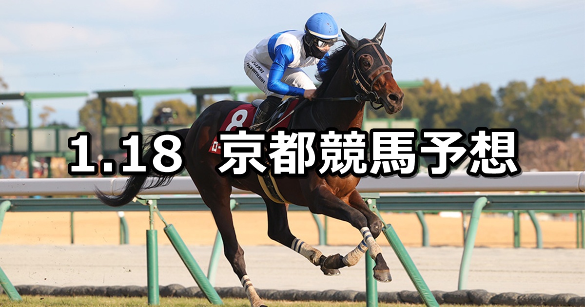 【日経新春杯】2026/1/18(日) 中央競馬 穴馬予想（京都競馬）