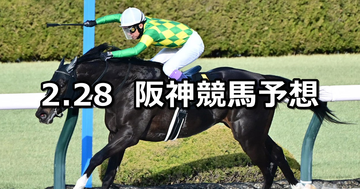 【仁川ステークス】2026/2/28(土) 中央競馬 穴馬予想（阪神競馬）