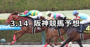【コーラルステークス】2026/3/14(土) 中央競馬 穴馬予想（阪神競馬）