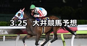 【京浜盃】2026/3/25(水)地方競馬 穴馬予想（大井競馬）