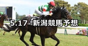 【弥彦ステークス】2026/5/17(日) 中央競馬 穴馬予想（新潟競馬）