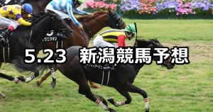【大日岳特別】2026/5/23(土) 中央競馬 穴馬予想（新潟競馬）