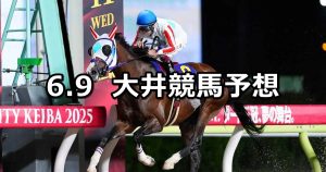 【サンタアニタトロフィートライアル】2026/6/9(火)地方競馬 穴馬予想（大井競馬）